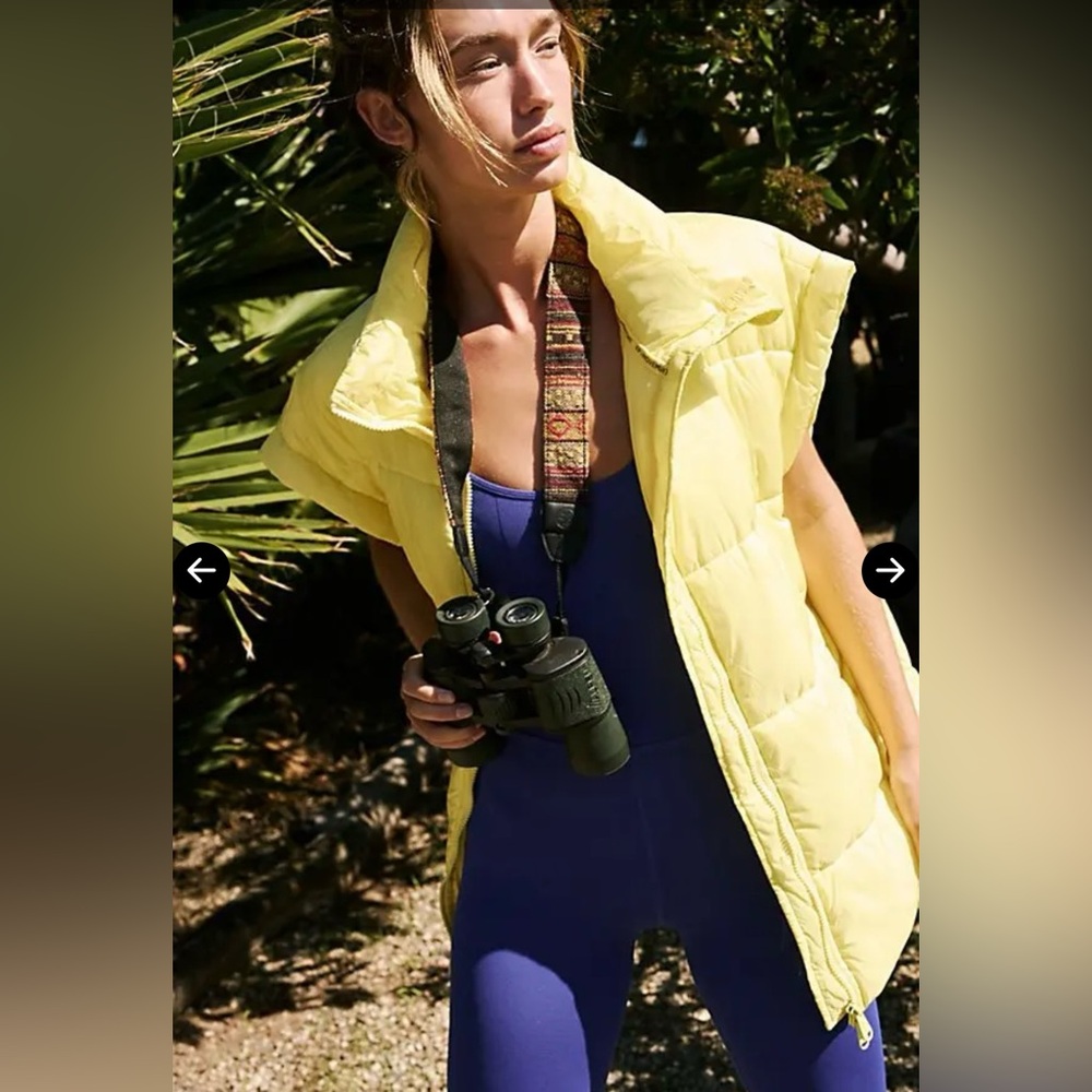 NWT Free People In A Bubble Puffer Vest